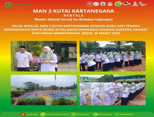 MAN 2 Kukar Gelar Halal Bihalal di Hari Pertama Masuk Madrasah